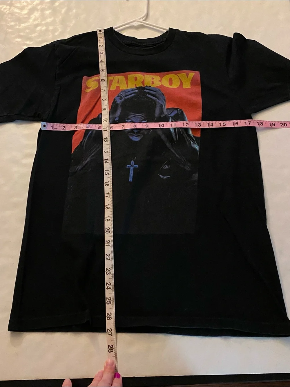 The Weeknd Starboy Tee Tshirt Men Size Medium Unisex Weekend Black Graphic Print - Picture 4 of 6